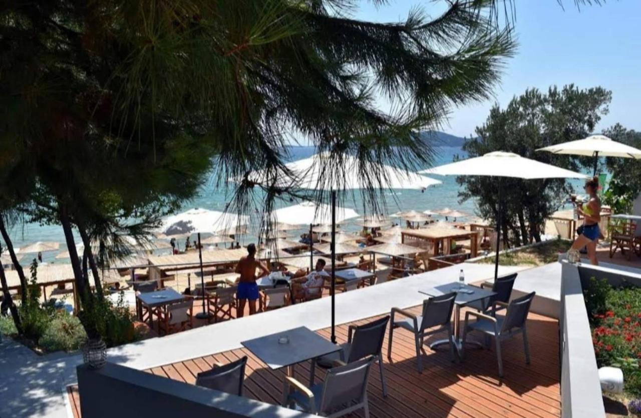 Endless Blue Seaside Villa Palaiontsiflikion Luaran gambar