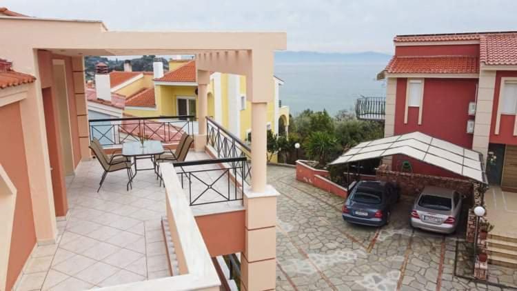 Endless Blue Seaside Villa Palaiontsiflikion Luaran gambar
