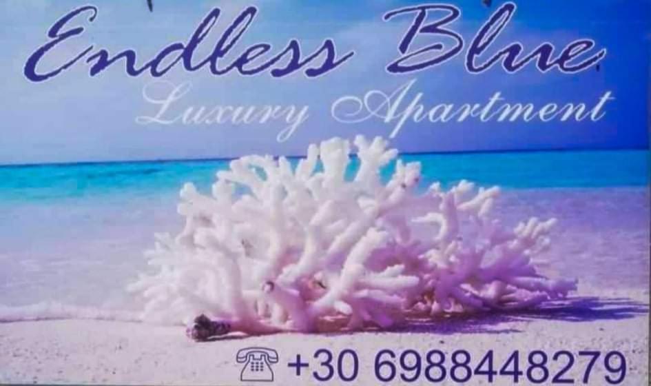 Endless Blue Seaside Villa Palaiontsiflikion Luaran gambar